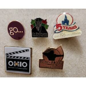 5 Movie Film Related Promotional Pins